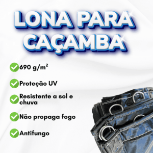 Lona Superforte Poligeo Carretas 7,90m X 3,50m - Lona Fácil